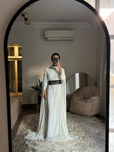 Moonlight Set 2 Pic ( Dress & Kaftan ) White ✨